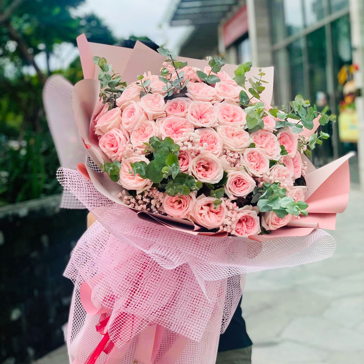 Mẫu Hoa Bó Joy Flowers