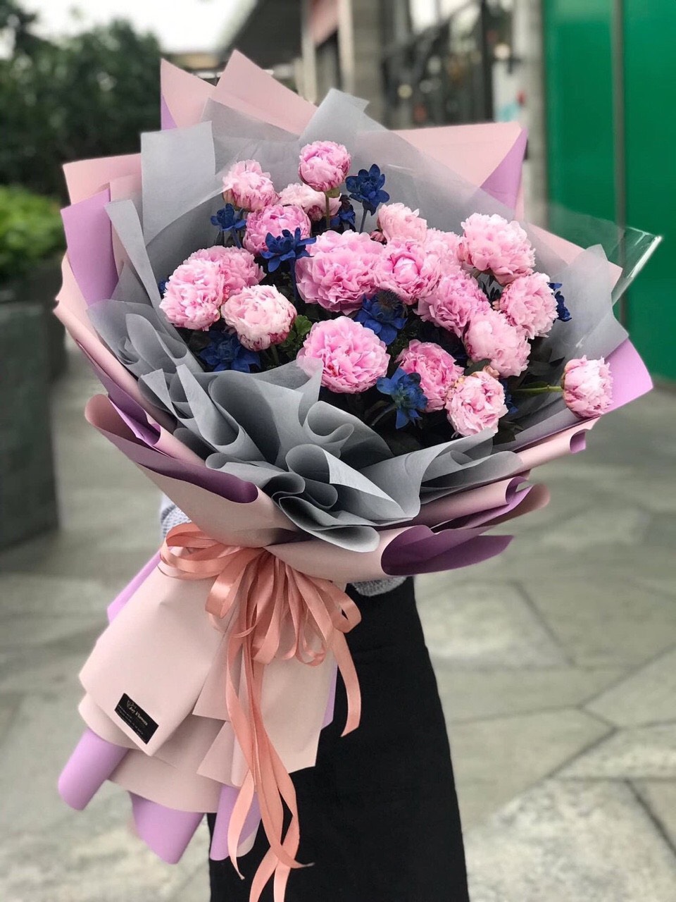 Mẫu Hoa Bó Joy Flowers