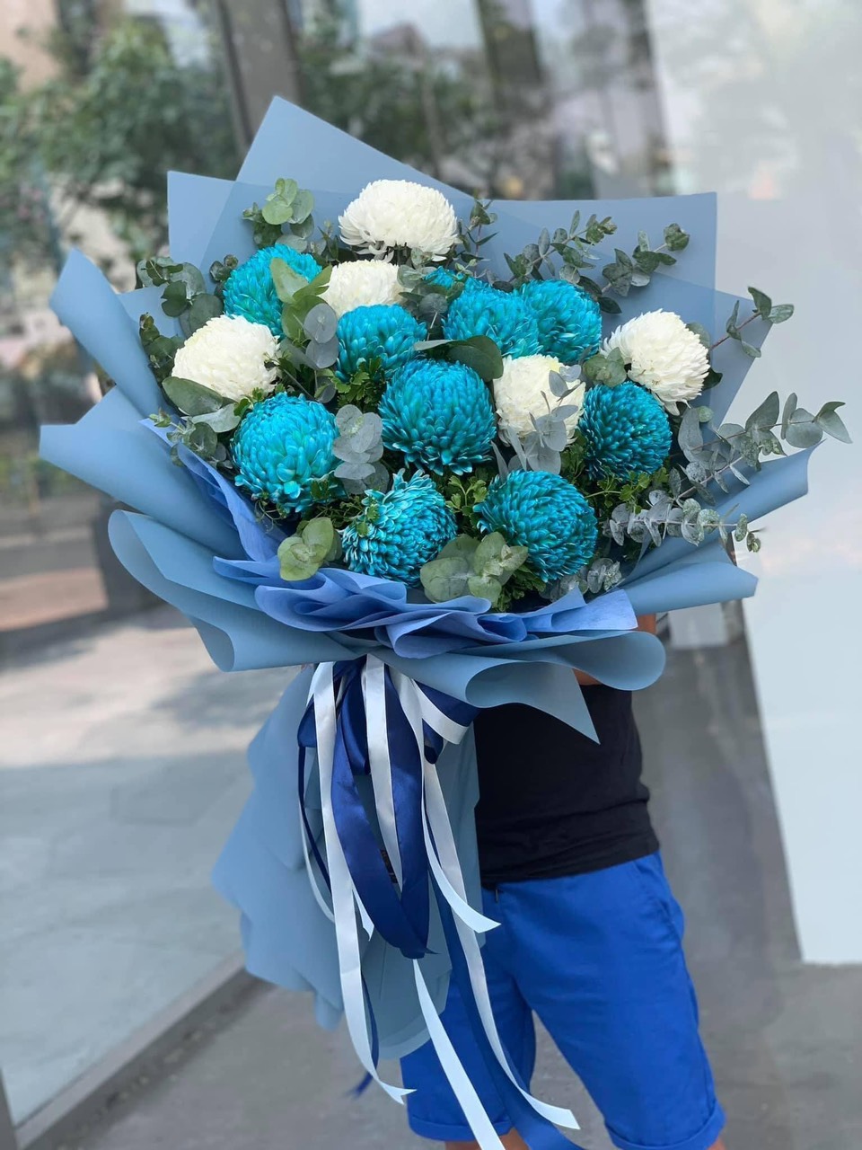 Mẫu Hoa Bó Joy Flowers