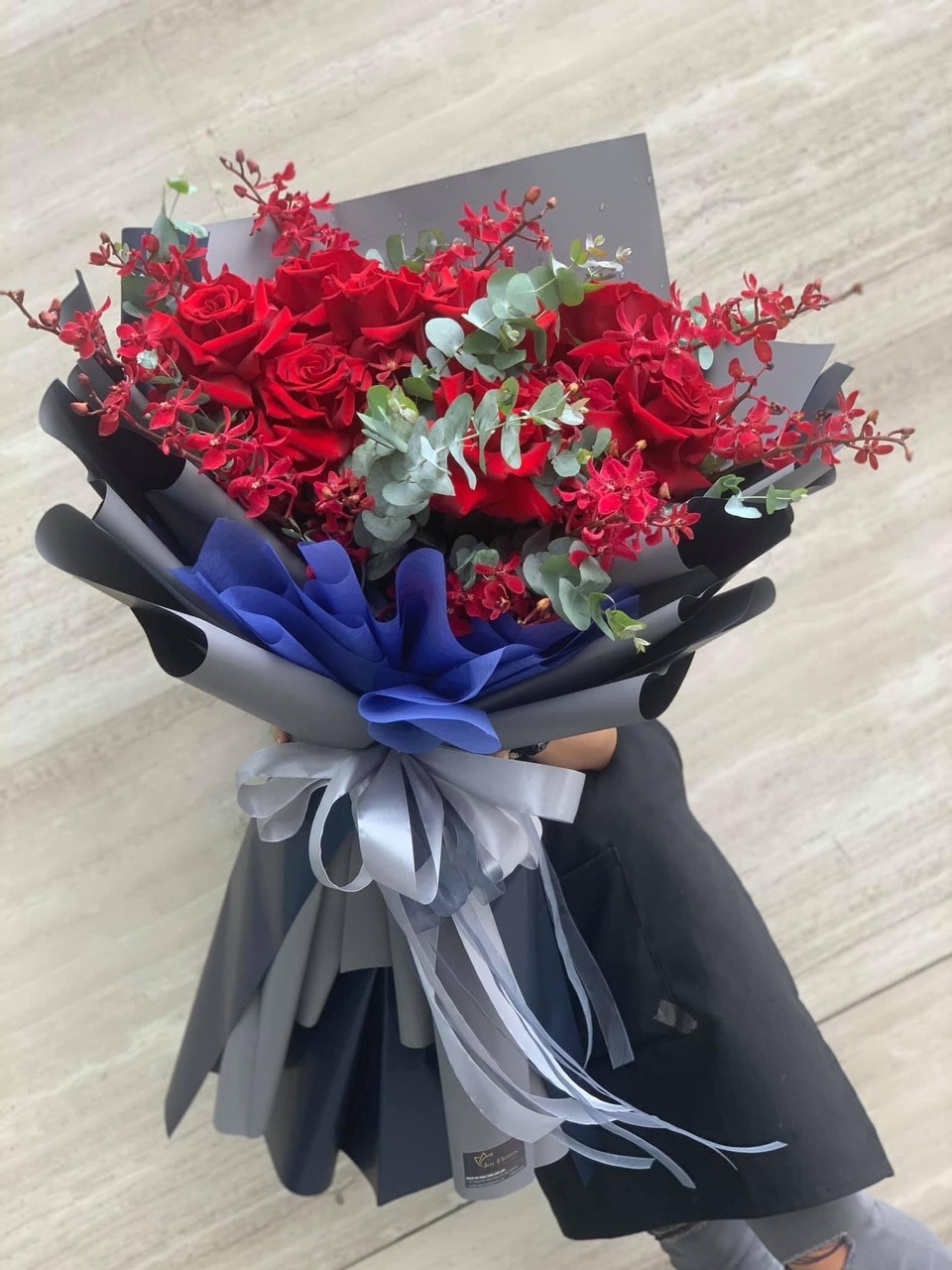 Mẫu Hoa Bó Joy Flowers