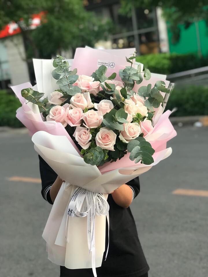 Mẫu Hoa Bó Joy Flowers