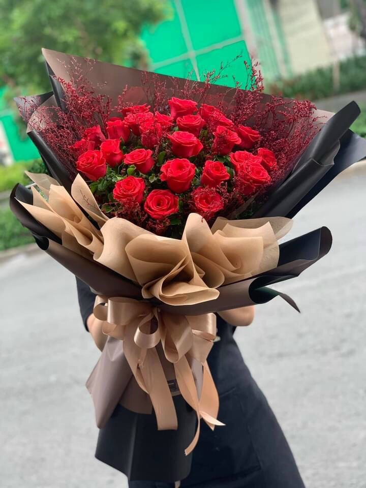 Mẫu Hoa Bó Joy Flowers